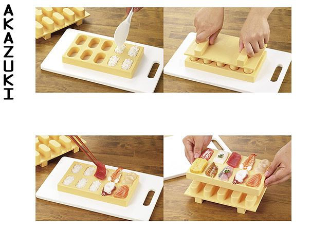 Akebono Sushi Mold - Make 10 sushi at once! - SumoSnack - Japanese online  store