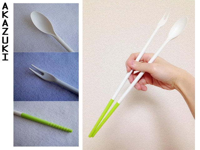  Premium Japanese Chopsticks with Spoon Reusable [ Made in Japan  ] Traditional Lacquer Art Wooden Chopsticks B (Golden Crane RD(TSS45)) :  Home & Kitchen
